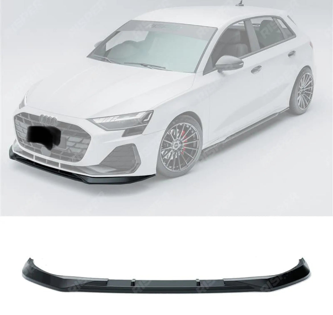 AUDI A3 S LINE S3 8Y SALOON / SPORTBACK 2024+ - FRONT SPLITTER
