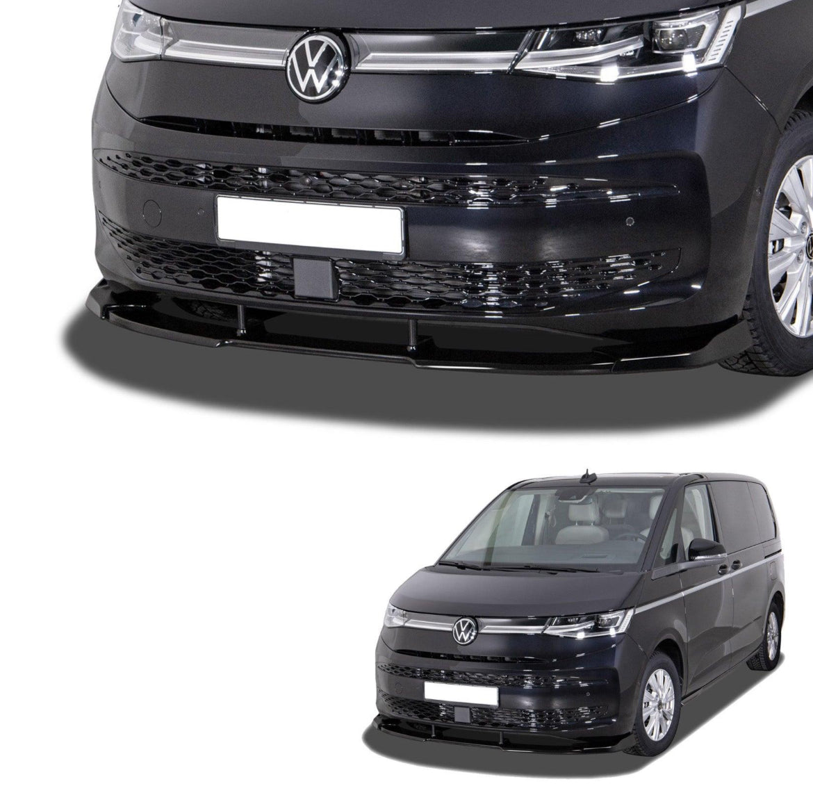 VOLKSWAGEN TRANSPORTER MULTIVAN 2022 ONWARDS - FRONT SPLITTER LIP