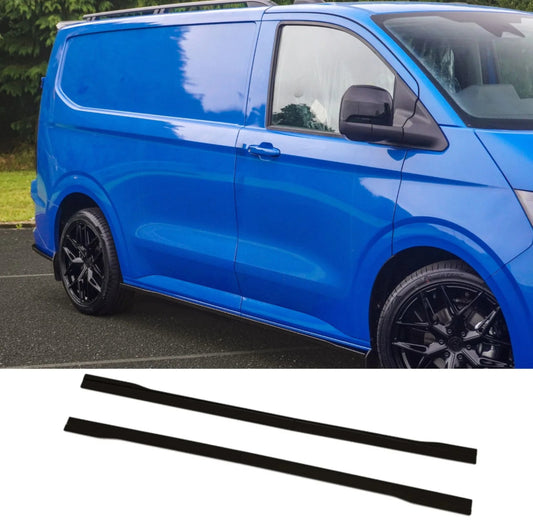 VOLKSWAGEN TRANSPORTER T7 2025+ SIDE SKIRT SPLITTERS IN GLOSS BLACK