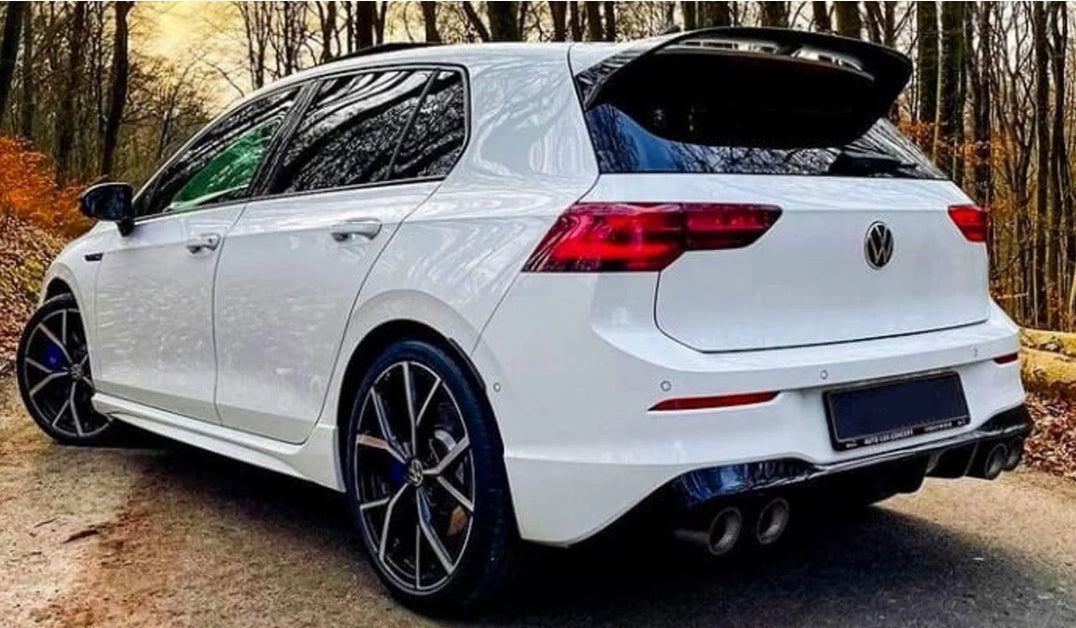 VOLKSWAGEN GOLF MK8 TSI/TDI 2020+ - CLUB SPORT CS STYLE REAR SPOILER IN GLOSS BLACK