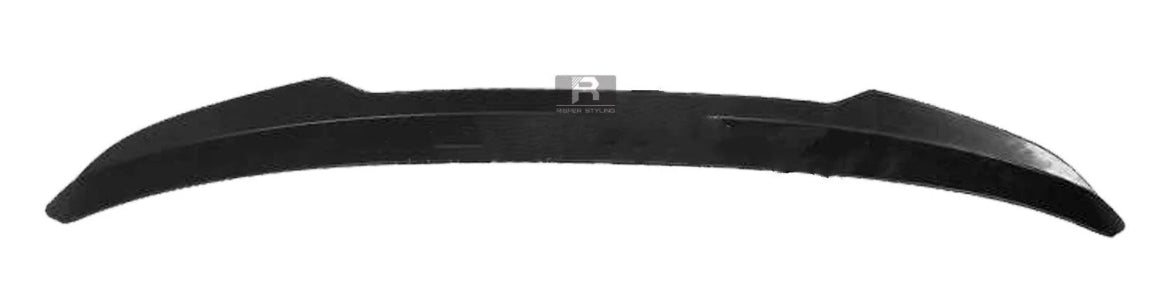 VW GOLF MK8 R-LINE REAR SPOILER CAP V1 IN GLOSS BLACK