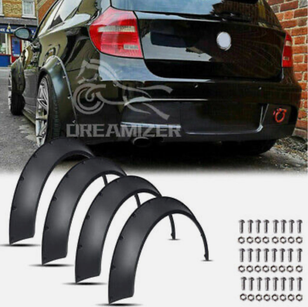 Fender Flares For F20 E81 E82 F31 E90 Extra Wide Body Wheel Arches