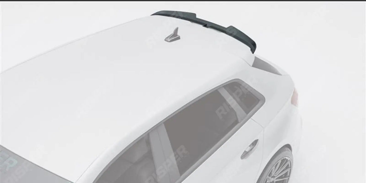 AUDI A3 8Y SPORT BACK 2021+ V2 SPOILER CAP IN GLOSS BLACK