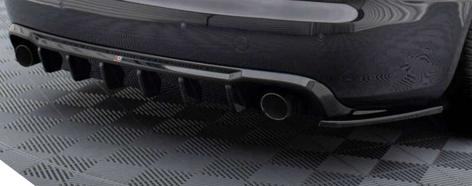 Rear Valance Audi A4 B8 Facelift (Version with single exhausts on both sides)