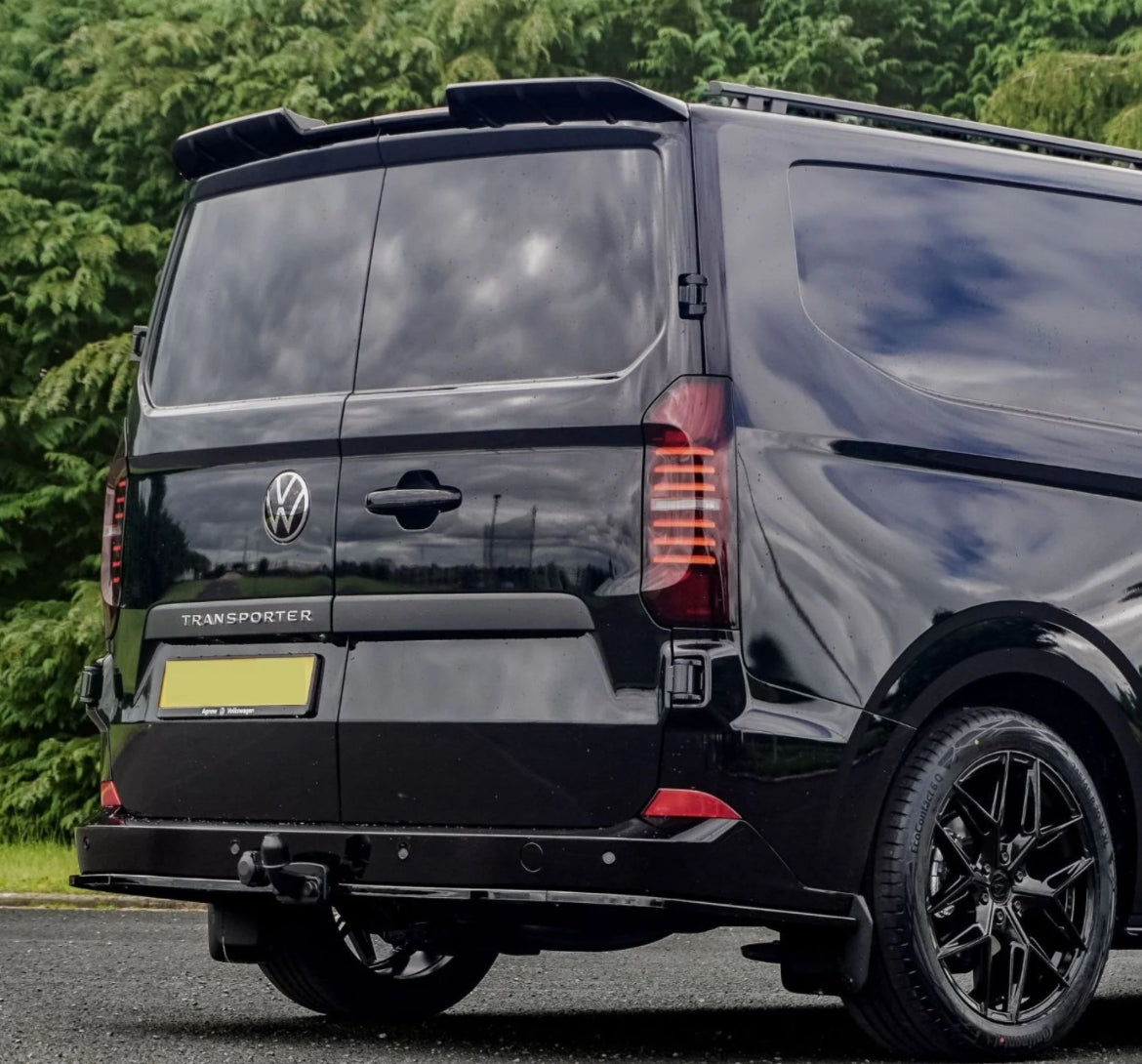 VOLKSWAGEN TRANSPORTER T7 2025 ON V1 PREMIUM AERO KIT IN GLOSS BLACK
