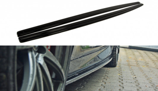 BMW F10 Msport Maxton Design Side Skirt Extensions – Gloss