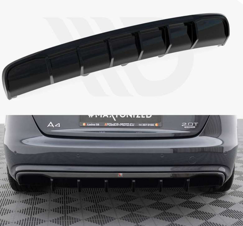 Rear Valance Audi A4 B8 Facelift (Version without exhausts)