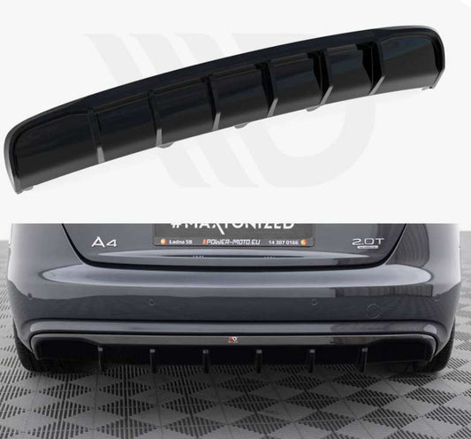Rear Valance Audi A4 B8 Facelift (Version without exhausts)