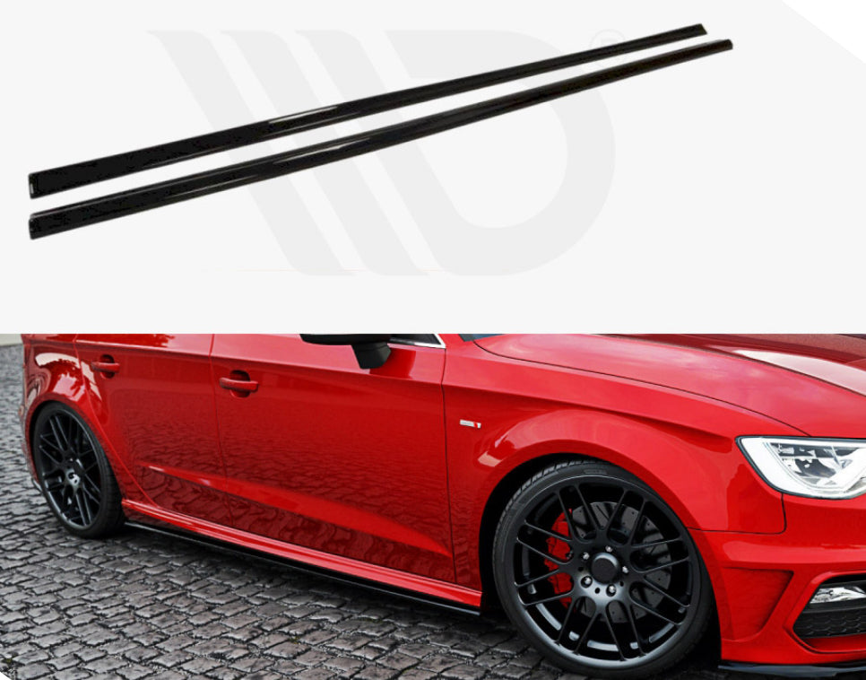 Side Skirts Diffusers Audi S3 / A3 S-line 8V / 8V FL Sportback