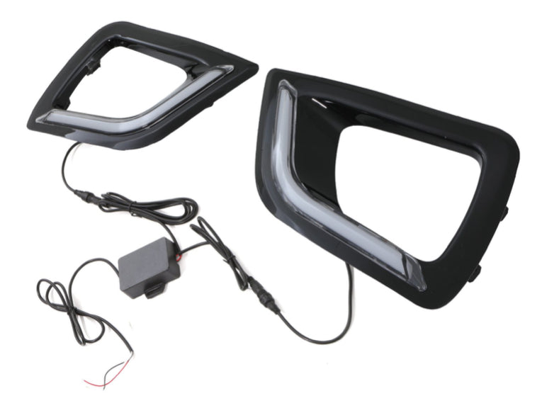 Nissan Navara LED DRL Fog Light Surrounds – NP300 2015-2021