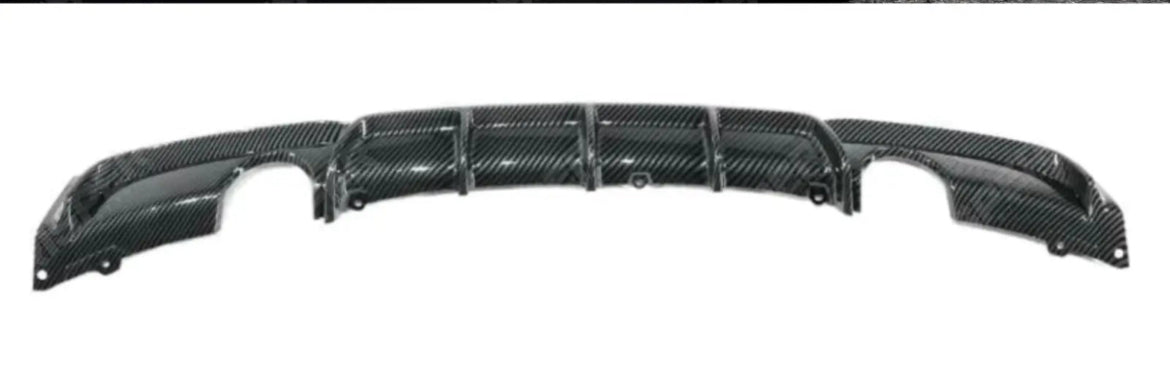 BMW F30 F35 M SPORT REAR DIFFUSER - CARBON LOOK