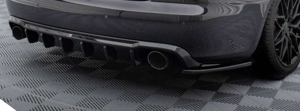 Rear Valance Audi A4 B8 (Version with single exhausts on both sides)