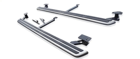 AUDI Q8 2019 ON OE STYLE 2 RUNNING BOARDS - SIDE STEPS - PAIR - SILVER