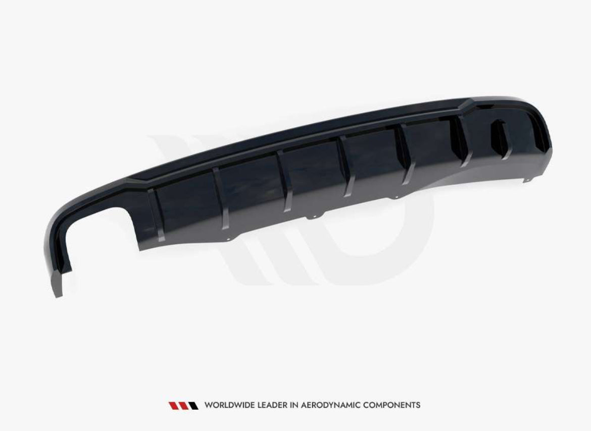 REAR VALANCE AUDI A4 B8 (SINGLE SIDE DUAL EXHAUST VERSION)