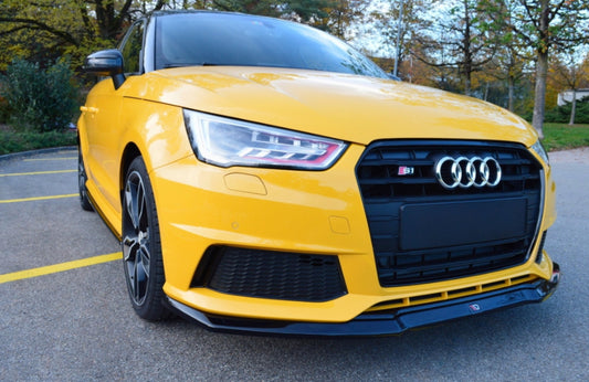 Maxton Design Audi A1 S1/Sline 14–18 Front Lip – Gloss