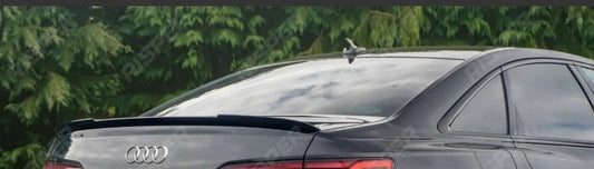 AUDI A6 C8 2019+ GLOSS BLACK RS6-STYLE REAR BOOT SPOILER