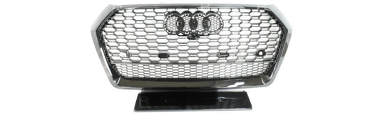 AUDI Q5 / SQ5 2016-2019 GLOSS BLACK 'RSQ5 STYLE' HONEYCOMB GRILL