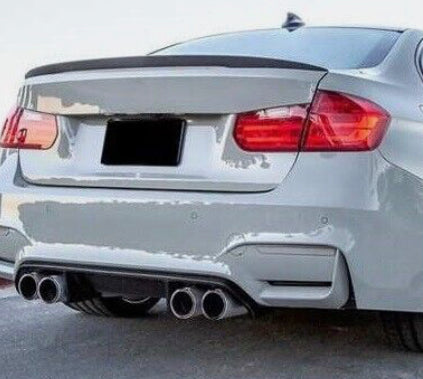 BMW 3 SERIES F30 F80 M PERFORMANCE TYPE TRUNK BOOT SPOILER GLOSS BLACK