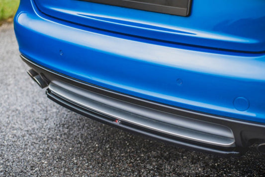 Central Rear Splitter Audi S4/ A4 S-line B8 Sedan (2008-2011)