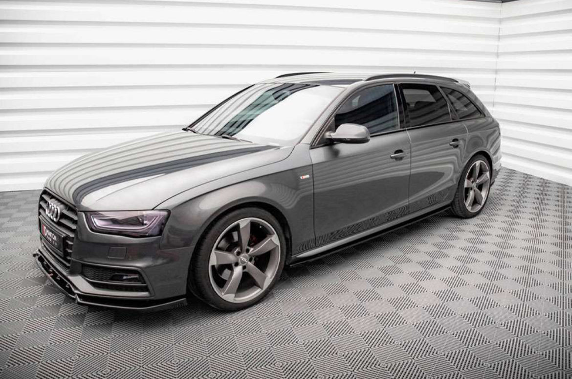 Side Skirts Diffusers V.2 Audi A4 / A4 S-Line / S4 B8