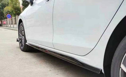 VOLKSWAGEN GOLF MK8 GTI STYLE SIDE SKIRTS - TRANSFORM TO GTI LOOK IN GLOSS BLACK