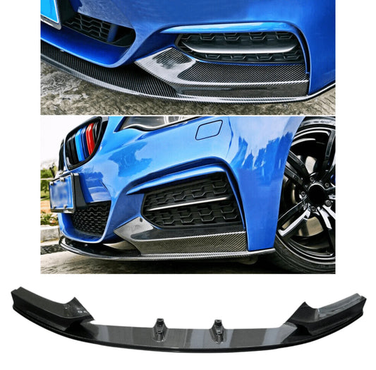 BMW 2 SERIES F22 M SPORT 2014-2021 FRONT SPLITTER IN CARBON LOOK