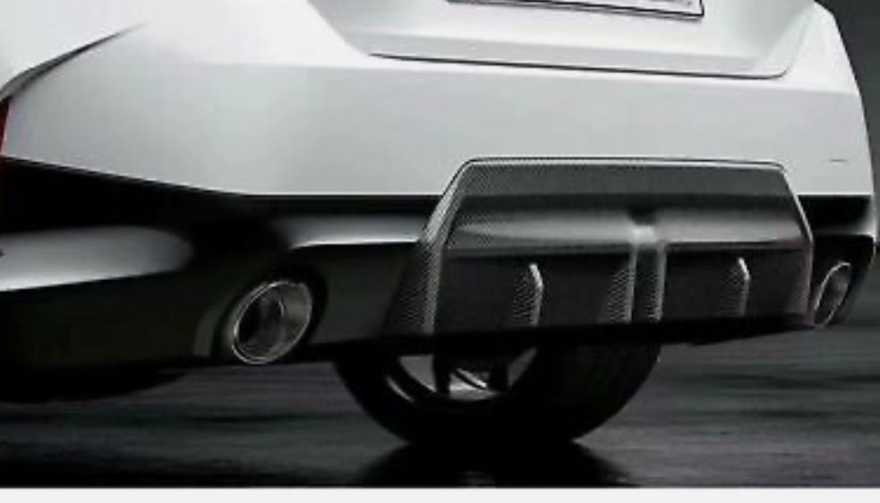 Rear Bumper Diffuser Lip Set For BMW G42 225i Coupe 2022-2024 Black