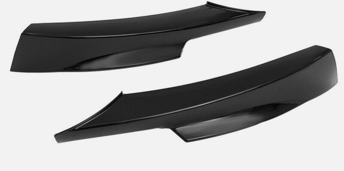 2009-2012 BMW 3 Series E90 Front Bumper Side Splitter Gloss Black M-Sport LCI