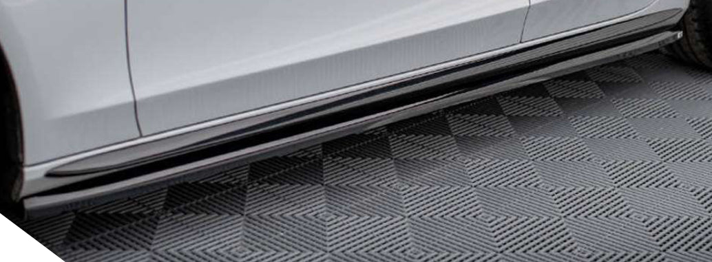 Side Skirts Diffusers V.3 Audi A4 / A4 S-Line / S4 B8