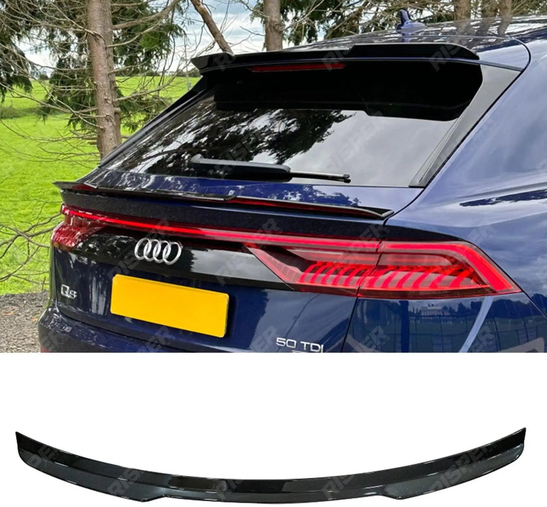 AUDI Q8 2018+ GLOSS BLACK RISPER LOWER SPOILER LIP EXTENSION