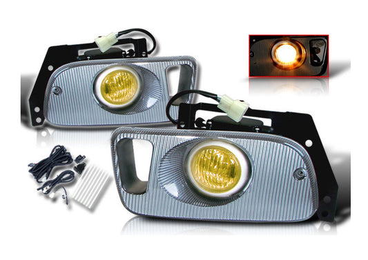 Fog Lights JDM Yellow E‑Mark (Civic 91–96 2/3dr)