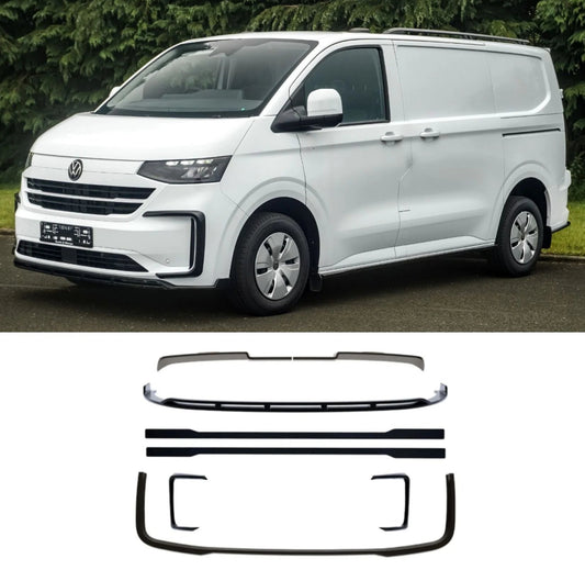 VOLKSWAGEN TRANSPORTER T7 2025 ON V2 PREMIUM AERO KIT IN GLOSS BLACK