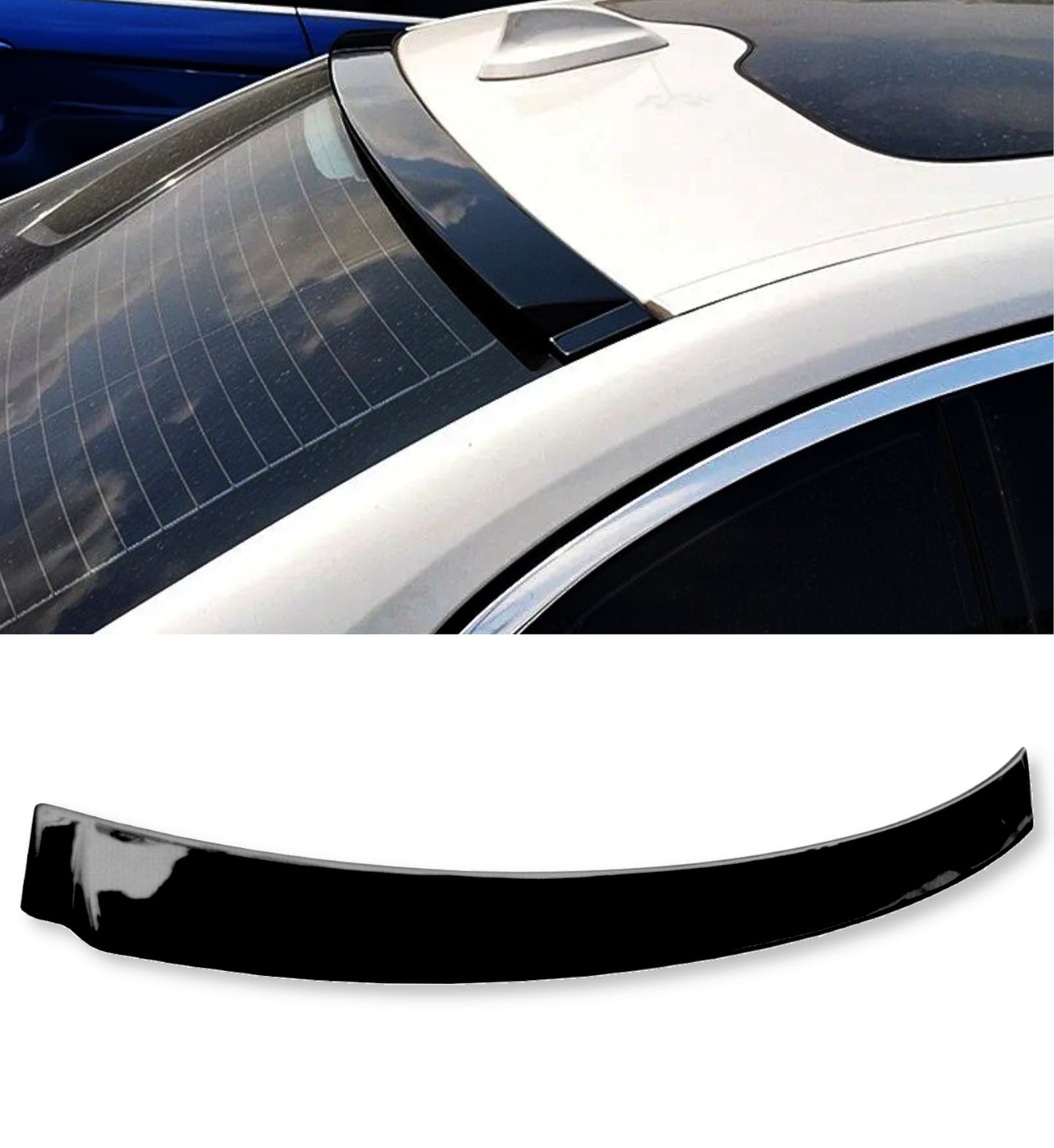 BMW 3 SERIES F30 2012-2018 GLOSS BLACK REAR UPPER WINDOW SPOILER