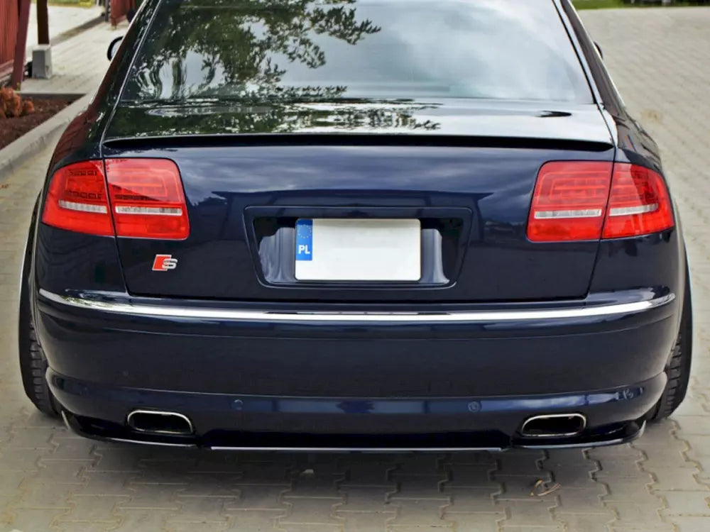 CENTRAL REAR SPLITTER-WITH VERTICAL BARS- AUDI S8 D3 (2006-2010)